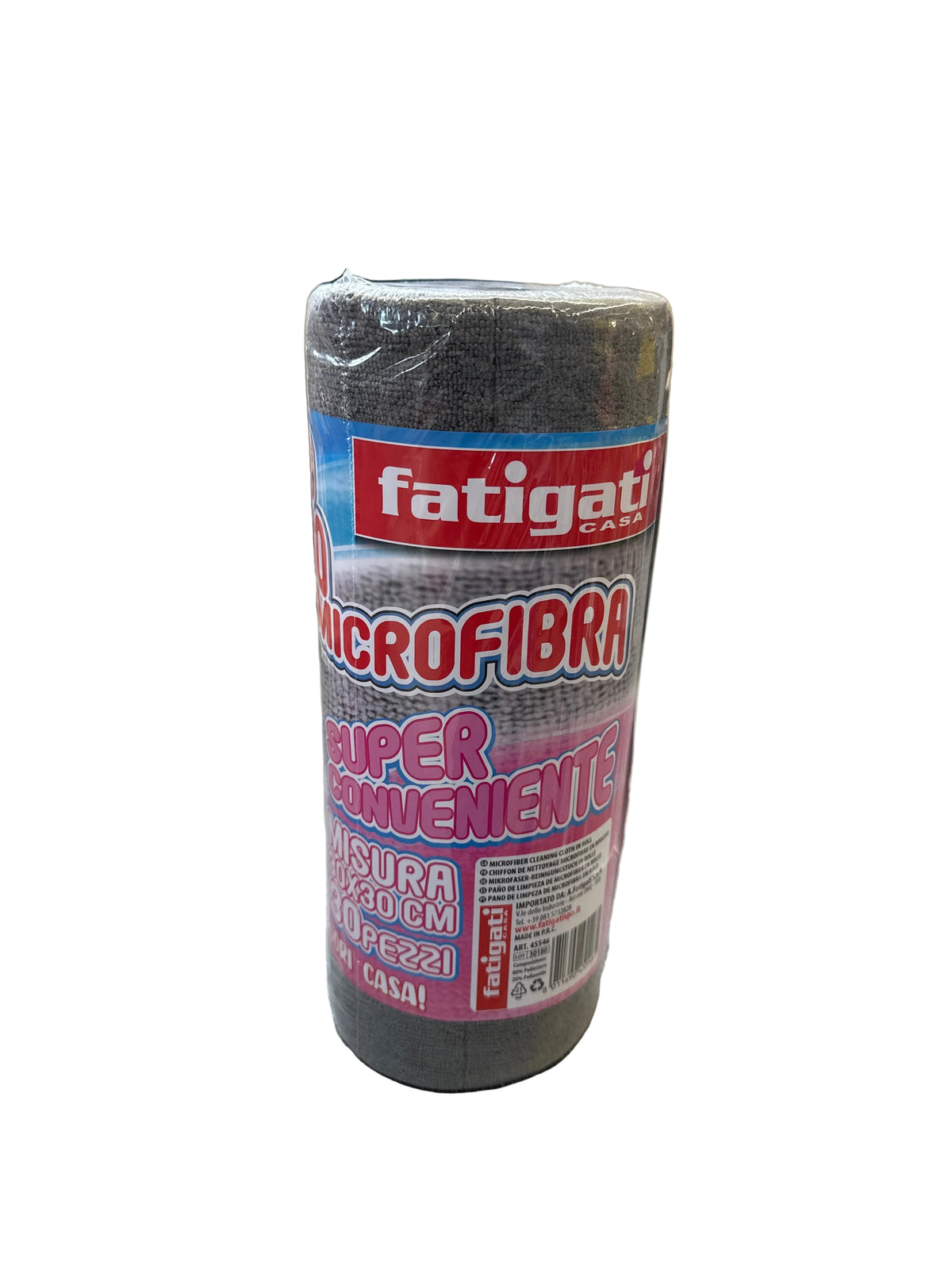 Rotolo 30 panni in microfibra 30x30 cm Fatiga
