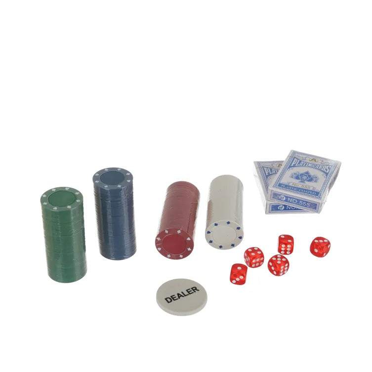 Set Completo da Poker in Scatola con Fiches e Mazzi di Carte, Gioco da Tavolo | Kasanova