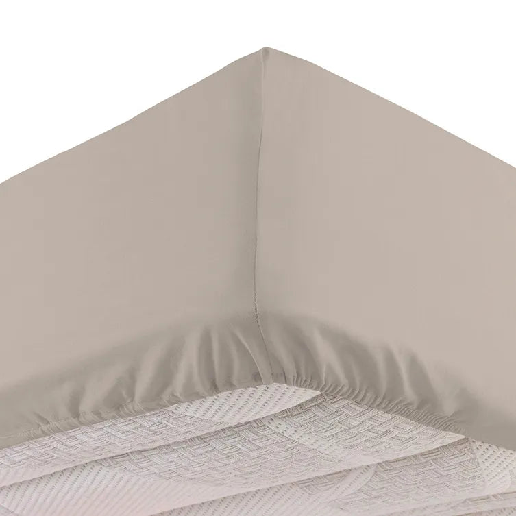 Kasanova Completo Letto Matrimoniale Manopesca Tortora Bicolore 4 Pezzi