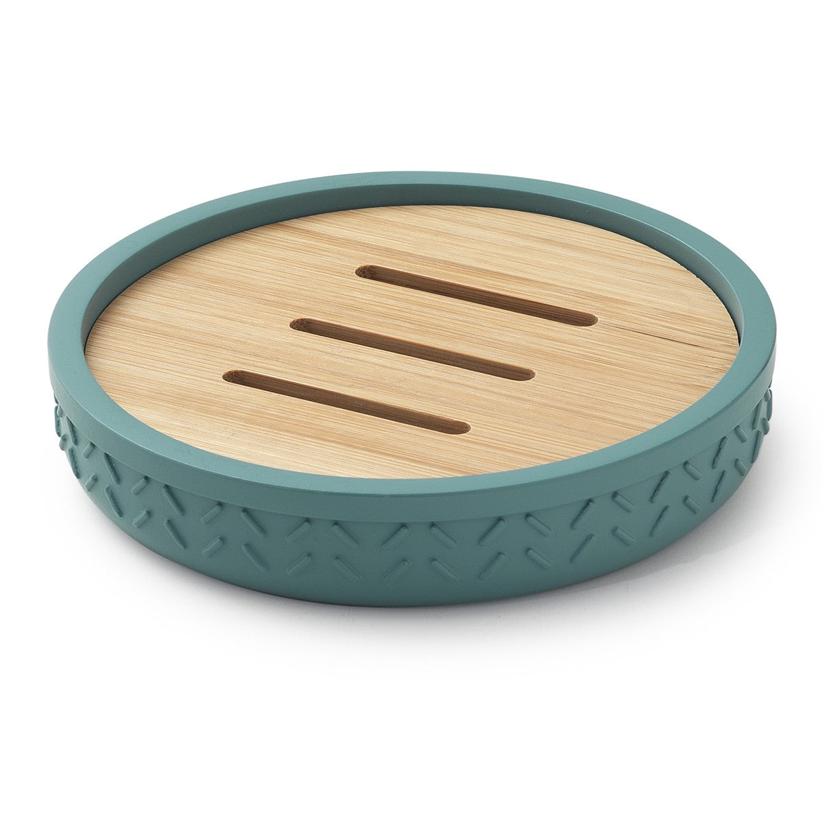 Porta sapone Bamboom verde/naturale Thea Gedy