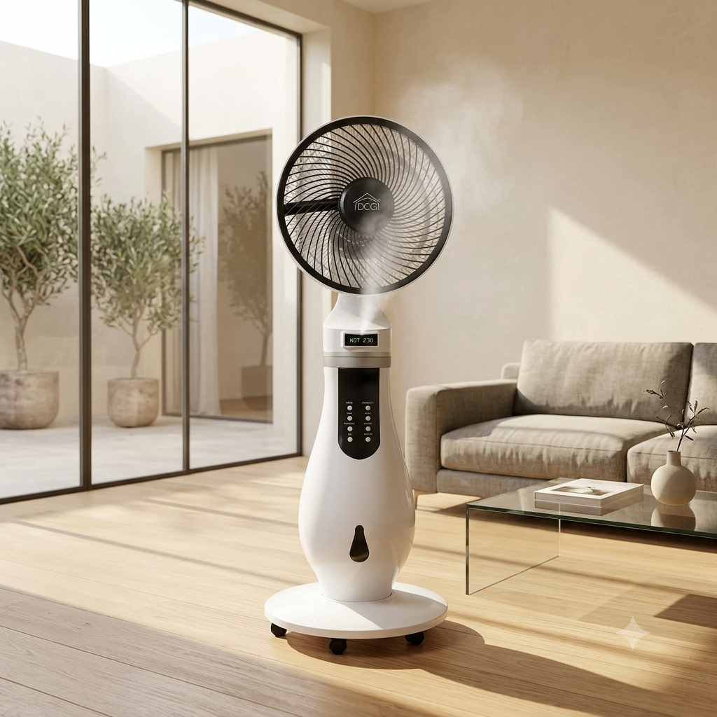 Ventilatore nebulizzatore d'aria (ex. Combi Kasanova 4 in 1) 80W H106 cm con ionizzatore e funzione antizanzare DCG VE1865TT distribuito da Kasanova