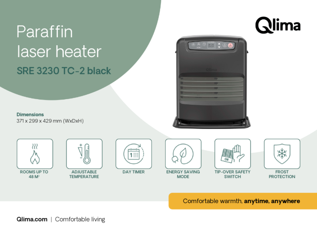Stufa elettronica a combustibile SRE 3230 TC-2 Qlima
