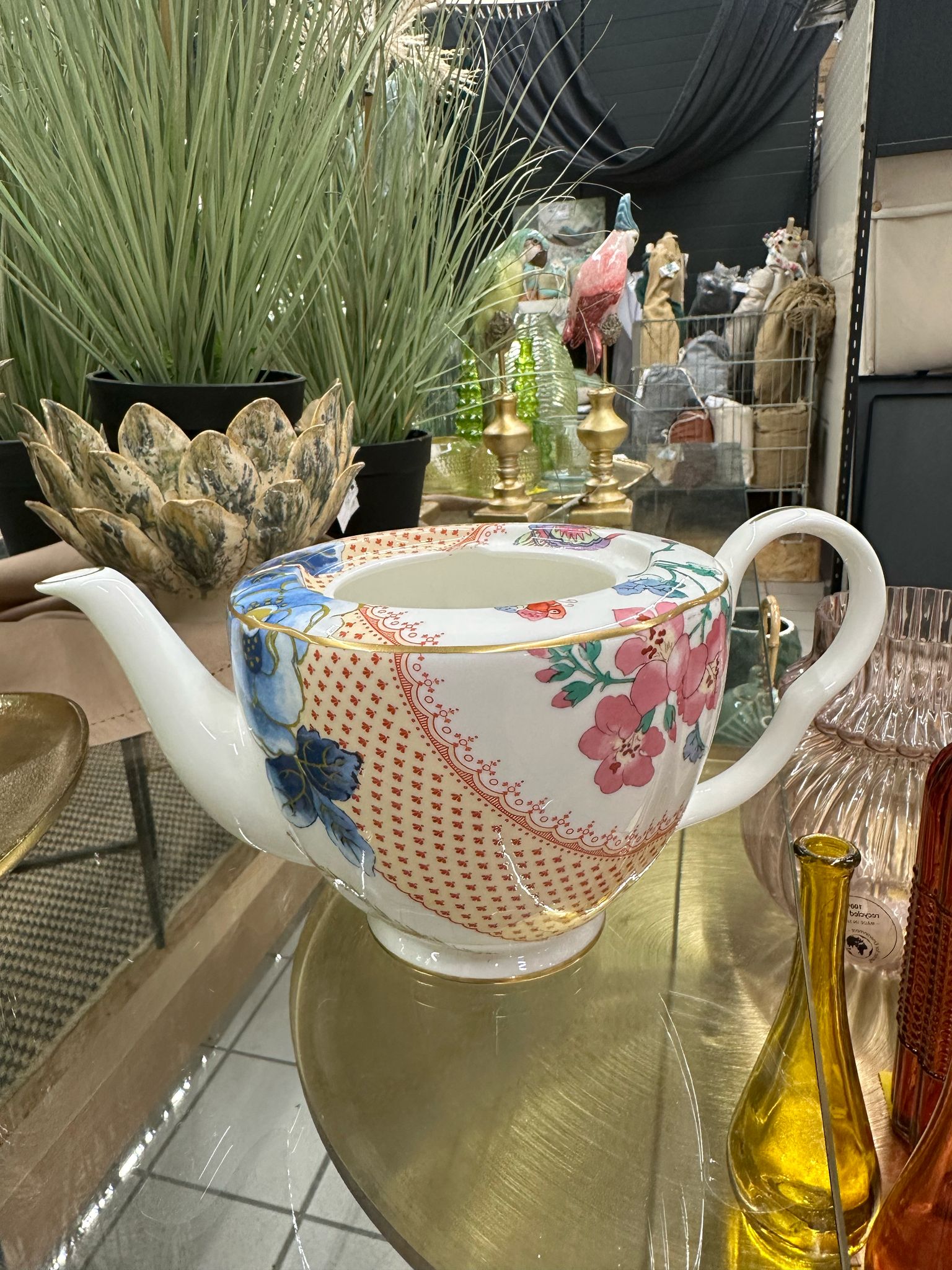 Set Tea Vintage Teiera Butterfly da collezione Porcellana Wedgwood