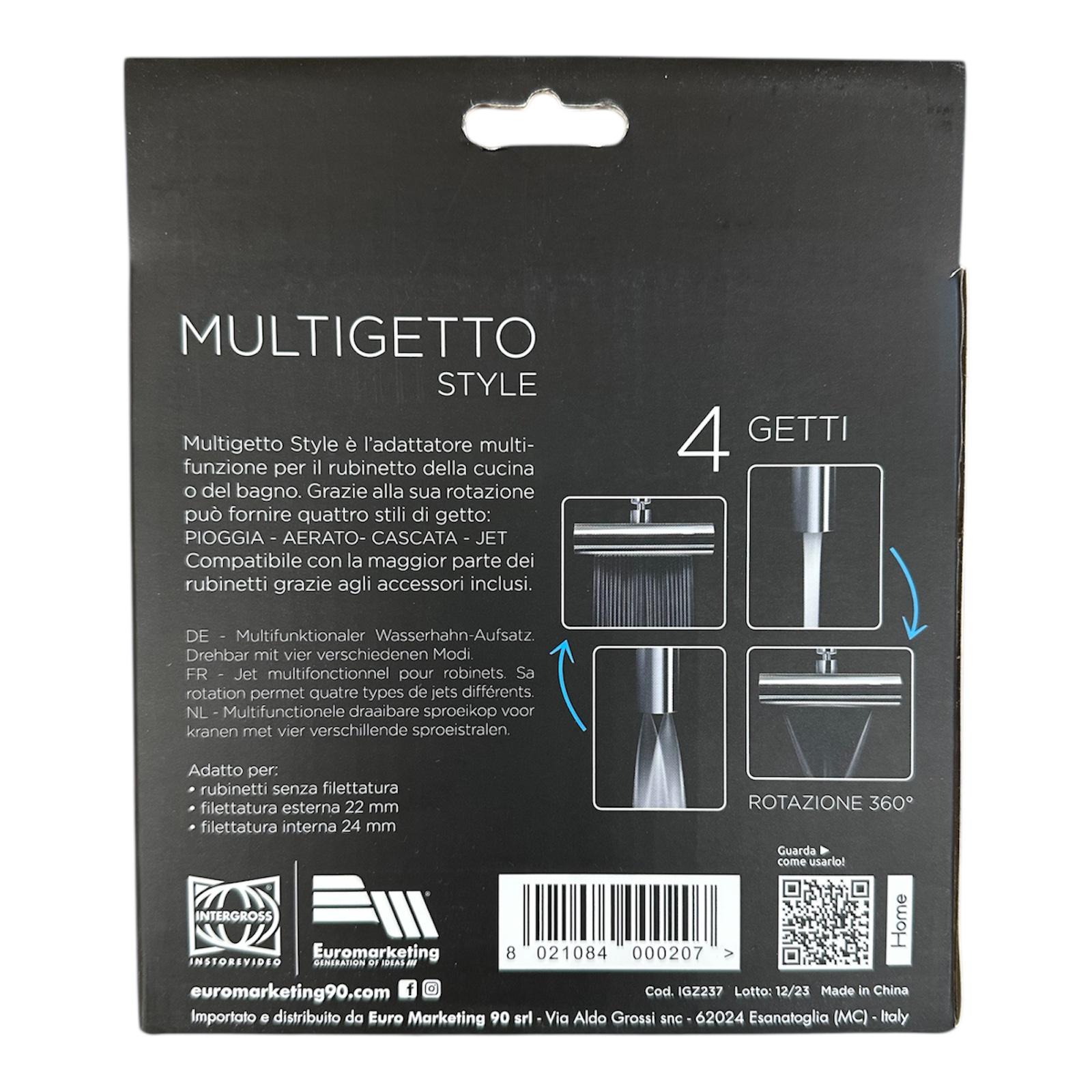 Rompigetto doccetta multifunzione Style per rubinetto EuroMarketing