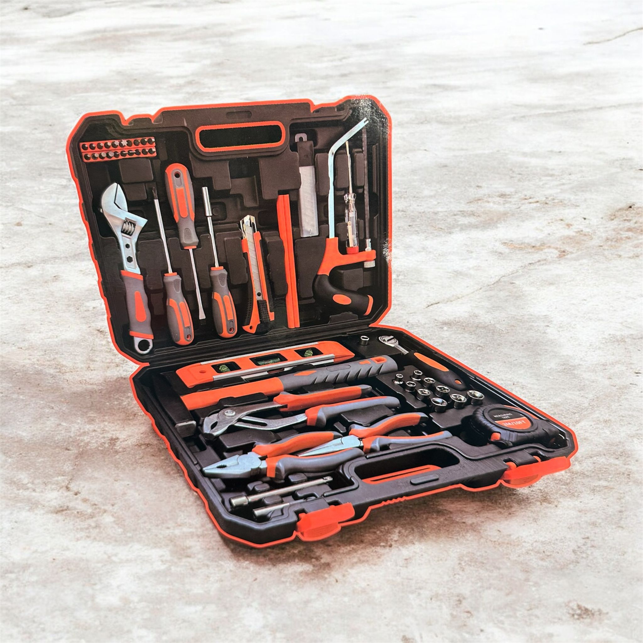 Kit Utensili DIY per Fai-da-Te 58 Pezzi per Trapani e Avvitatori, Accessori e Inserti | KAPRIOL