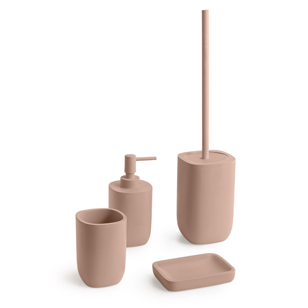 Porta spazzolini rosa matt Ylenia Gedy