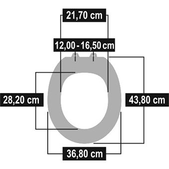 Asse Sedile Tavoletta per WC bagno Decorato Cuore in MDF Marrone Masidef