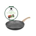 Padella Antiaderente BLACK STONE Diametro 24 cm Rivestimento Effetto Pietra, Cottura Perfetta | Kasanova