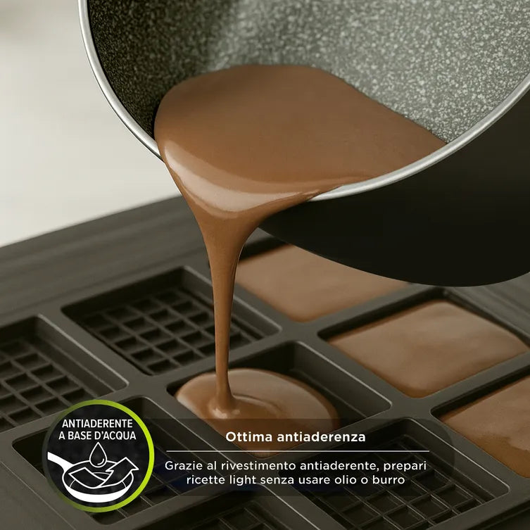 Tegame Antiaderente BLACK STONE Diametro 24 cm, Rivestimento Effetto Pietra | Kasanova