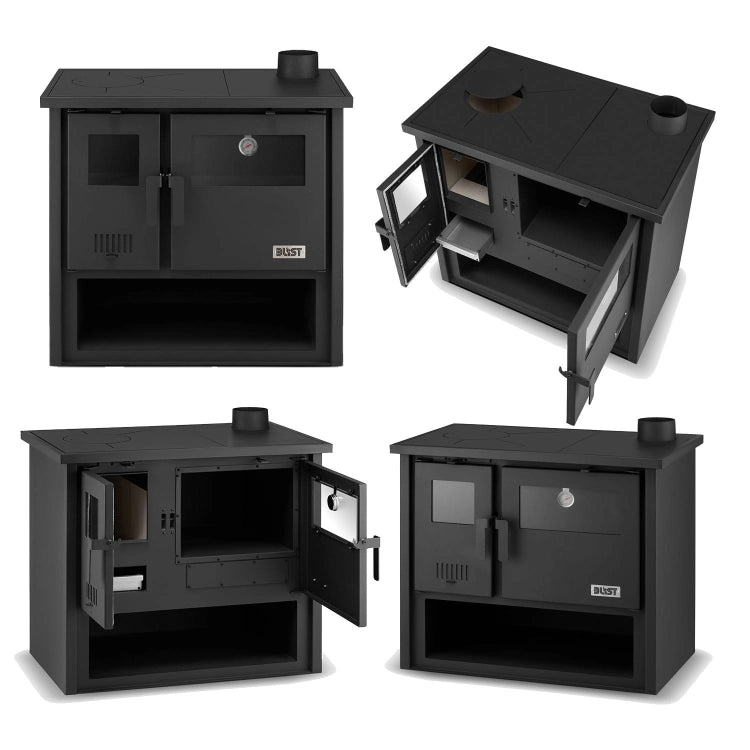 Cucina Economica a Legna 9 kW con Forno e Piano Cottura BLIST OLIMP 9