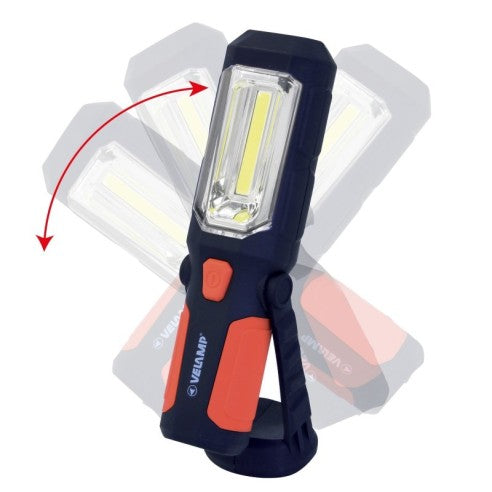Lampada di ispezione orientabile 2-in-1 Velamp Transformer 200/30 lumen