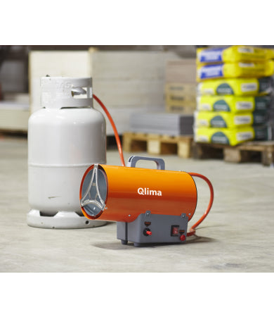 Generatore di Aria Calda a Gas 10 kW con Regolatore e Accensione Piezoelettrica Qlima GFA1010