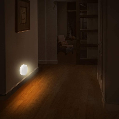 Luce notturna LED Moon Velamp 0,3W bianca a inserimento diretto IL04