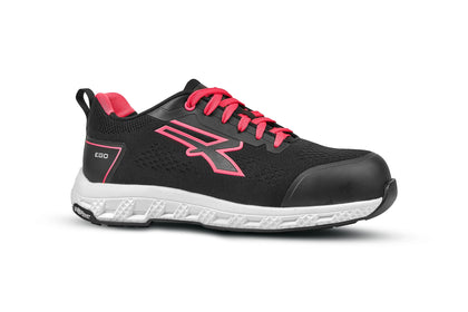Scarpe antinfortunistiche "Maya Lady" nero e fucsia SP1 Upower