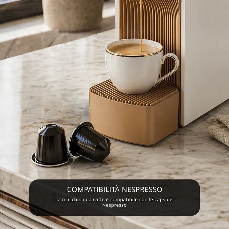 Macchina Caffe Espresso Compatibile Nespresso 1200W Kasanova Bianca