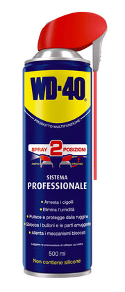 WD-40 Sistema Professionale Spray 500ml - Lubrificante Multifunzionale ad Alte Prestazioni