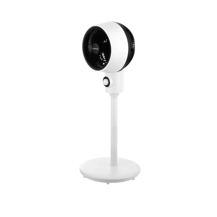 Ventilatore a piantana silenzioso Kasanova 3 velocità bianco 35W testa orientabile 180 gradi