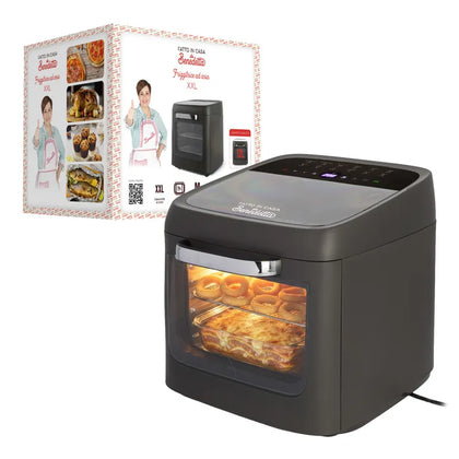 Friggitrice ad Aria XXL 12 Litri 1800 Watt con Funzione Forno Linea "Fatto in casa da Benedetta" | Kasanova