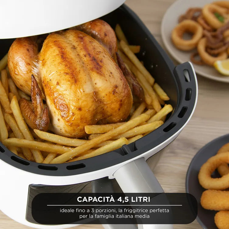 Friggitrice ad Aria Calda Digitale da 4,5 Litri W14 (Air Fryer) Funzione Timer e Temperatura Regolabile | Kasanova