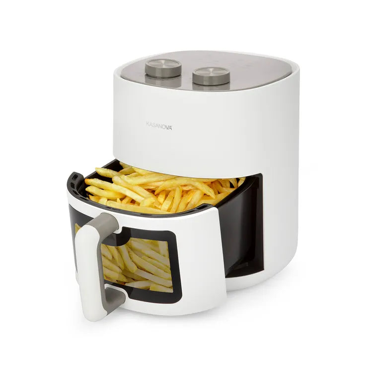 Friggitrice ad Aria Calda Digitale da 4,5 Litri W14 (Air Fryer) Funzione Timer e Temperatura Regolabile | Kasanova