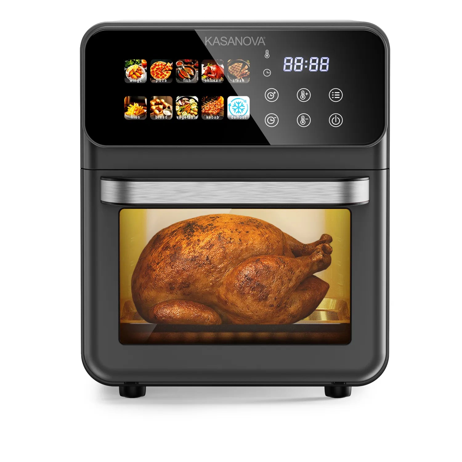 Forno friggitrice ad aria digitale XL Kasanova 10 litri 1350W nero