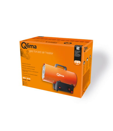 Generatore di Aria Calda a Gas 10 kW con Regolatore e Accensione Piezoelettrica Qlima GFA1010