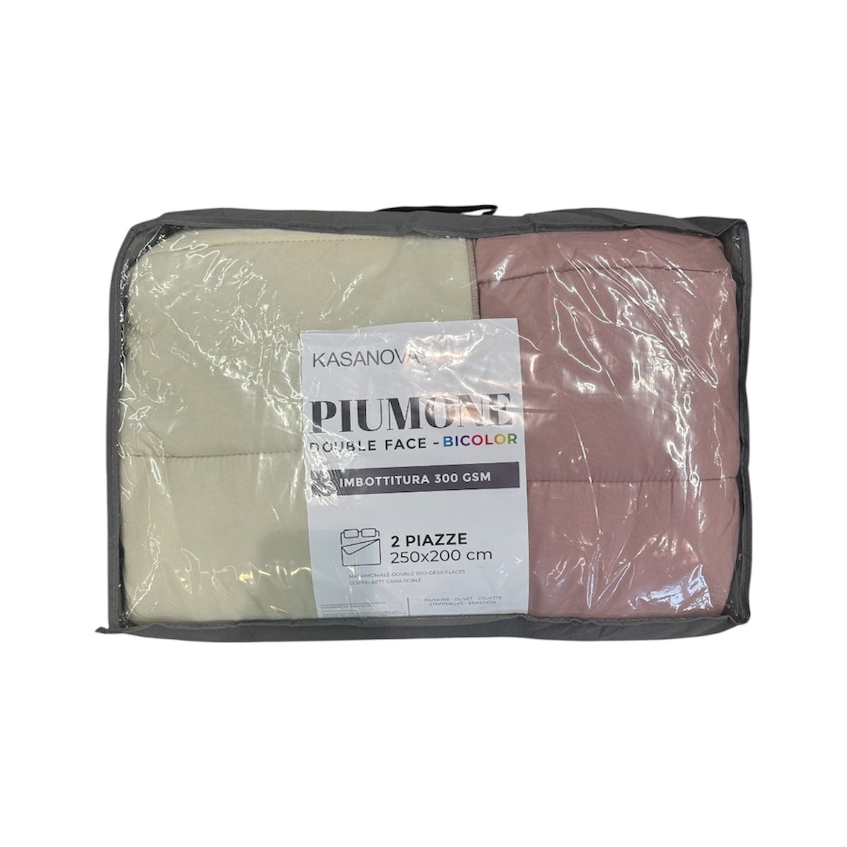 Piumino Invernale 2 Piazze Matrimoniale Doubleface (BI) in Microfibra, Idea Regalo di Natale | Kasanova