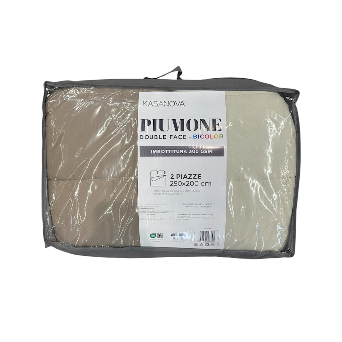 Piumino Invernale 2 Piazze Matrimoniale Doubleface (BI) in Microfibra, Idea Regalo di Natale | Kasanova