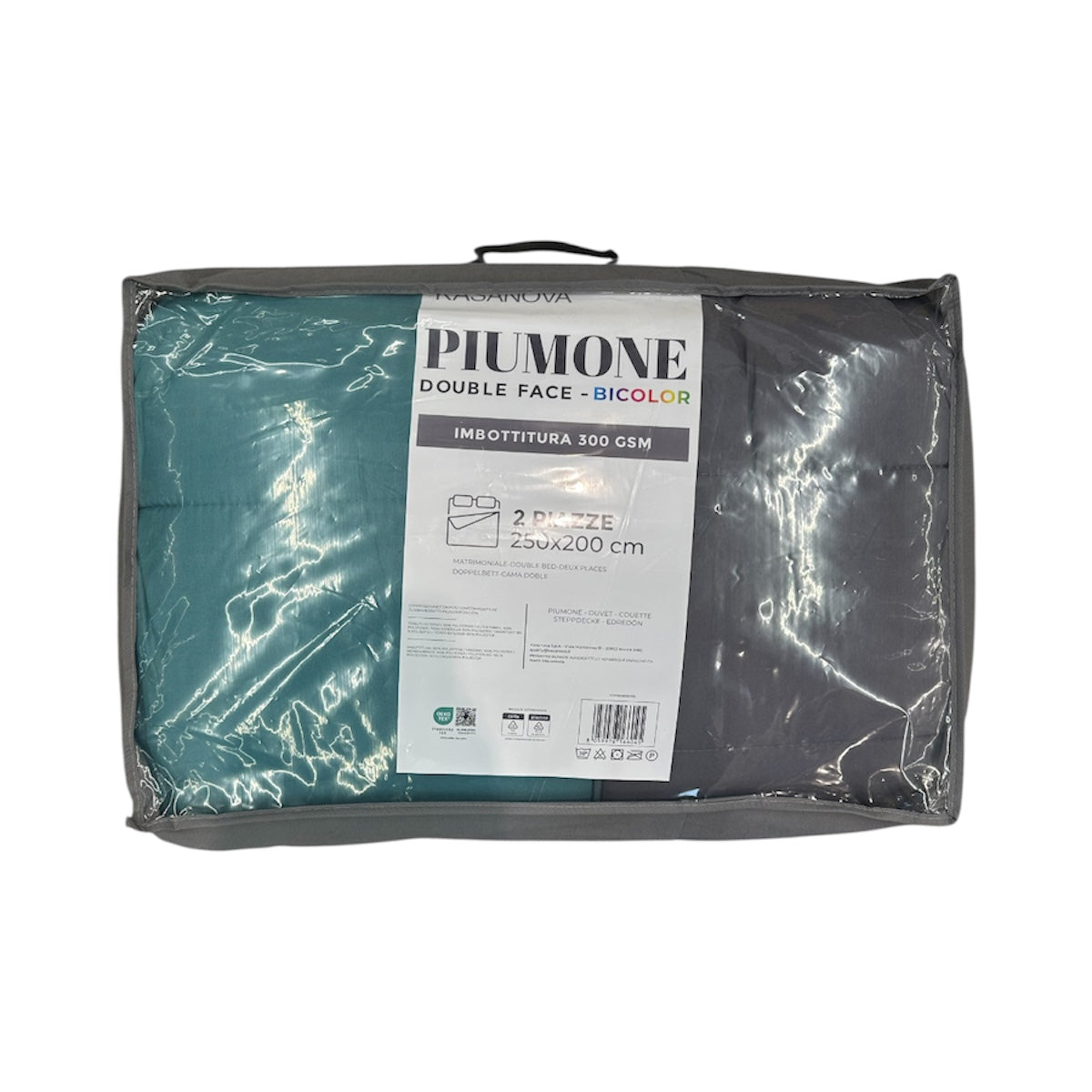 Piumino Invernale 2 Piazze Matrimoniale Doubleface (BI) in Microfibra, Idea Regalo di Natale | Kasanova