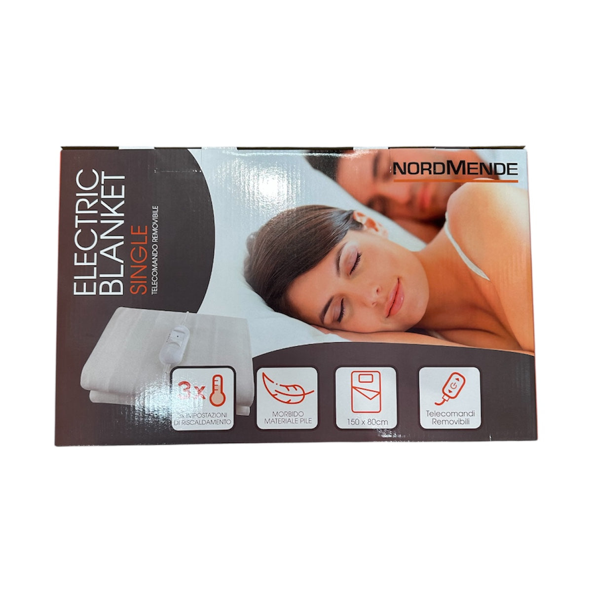 Scaldaletto Elettrico Singolo 150x80 cm con Regolazione Calore, Salva Energia | Kasanova