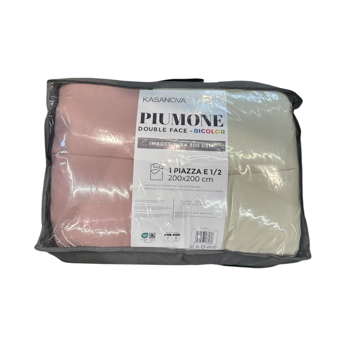 Trapunta (o Piumino) 1 Piazza e Mezza Doubleface Invernale (o Mezza Stagione) in Microfibra, Idea Regalo di Natale | Kasanova