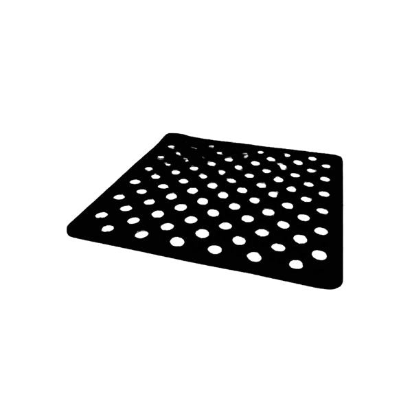 Tappeto antiscivolo per vasca Rio 35x70 nero Gedy