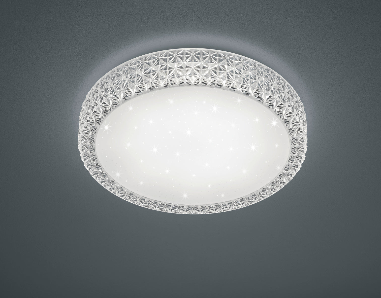 Plafoniera lampadario led dimmerabile effetto cielo stellato 4000K 