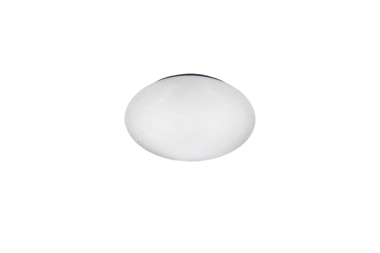 Plafoniera lampadario led diffusore colore bianco effetto stella 4000K 