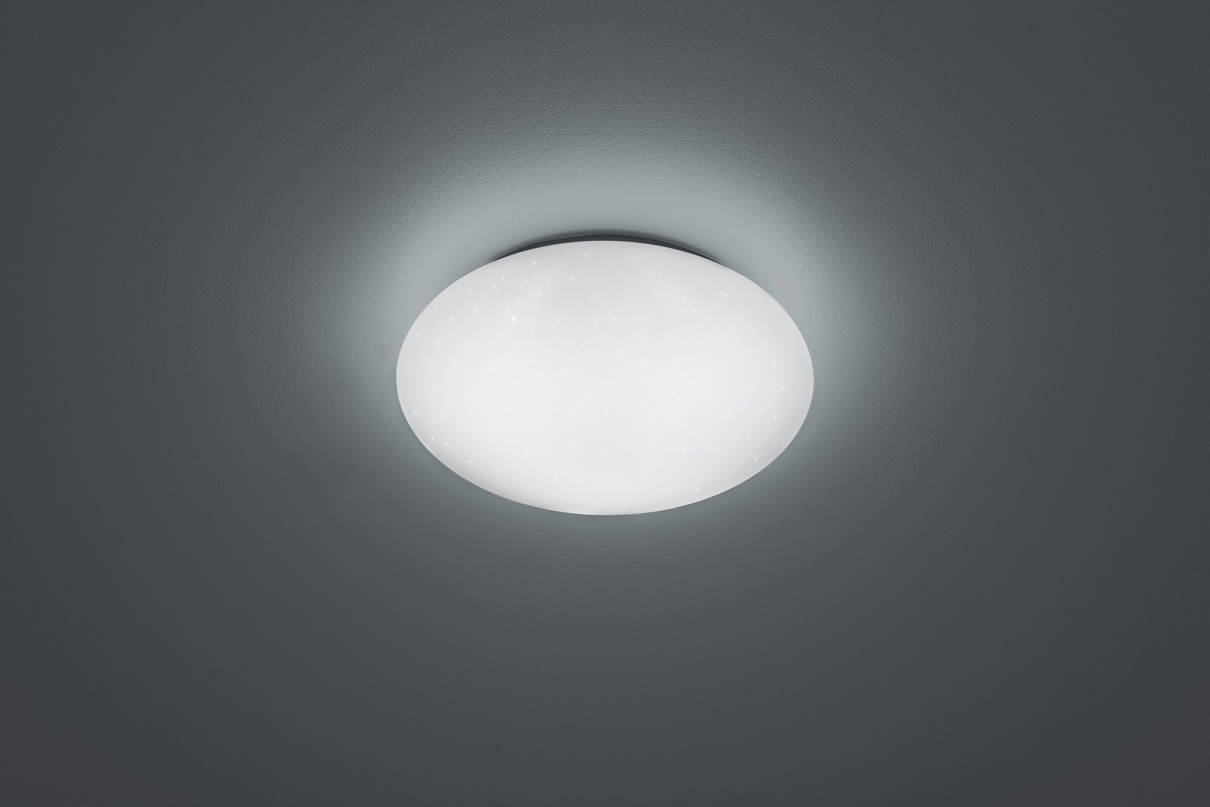 Plafoniera lampadario led diffusore colore bianco effetto stella 4000K 