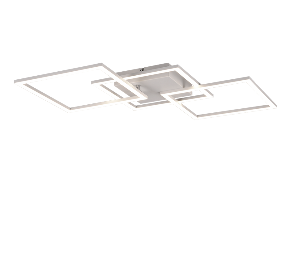 Plafoniera lampadario led colore bianco luce naturale 52 cm 4000K 