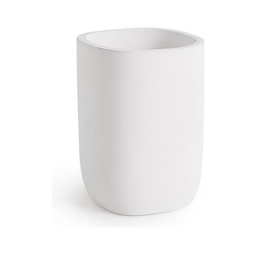 Porta spazzolini bianco matt Ylenia Gedy