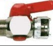 Rubinetto con dado fresato aria compressa m 1/4 Stanley