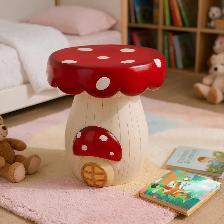 Sgabello decorativo design fungo 41 cm Kasanova