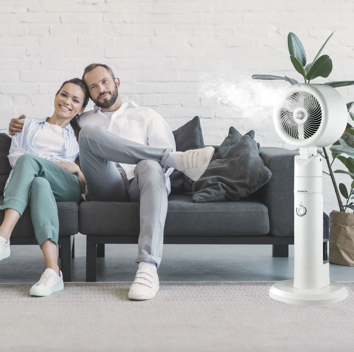 Ventilatore 3 in 1 con umidificatore Kasanova
