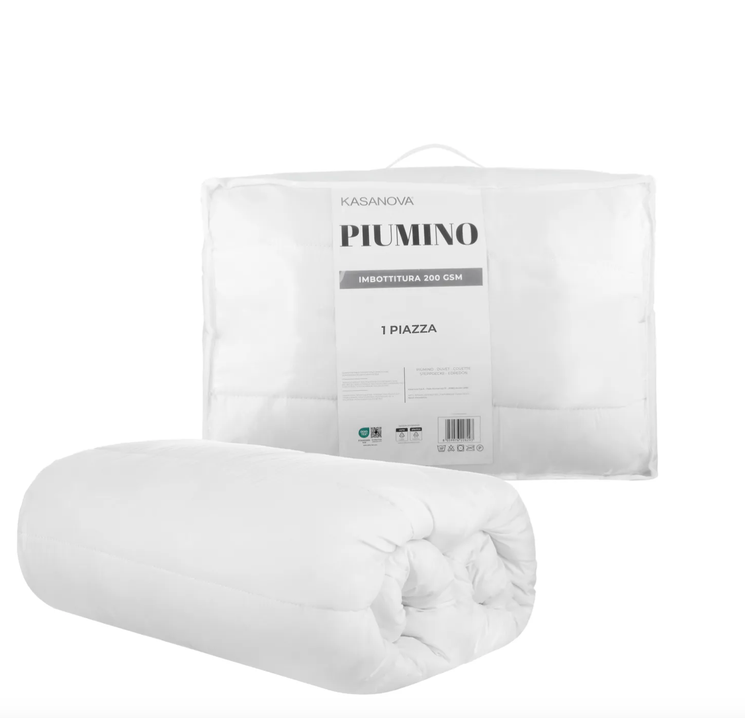 Piumino invernale singolo 300 gr/mq, 155x200cm Kasanova