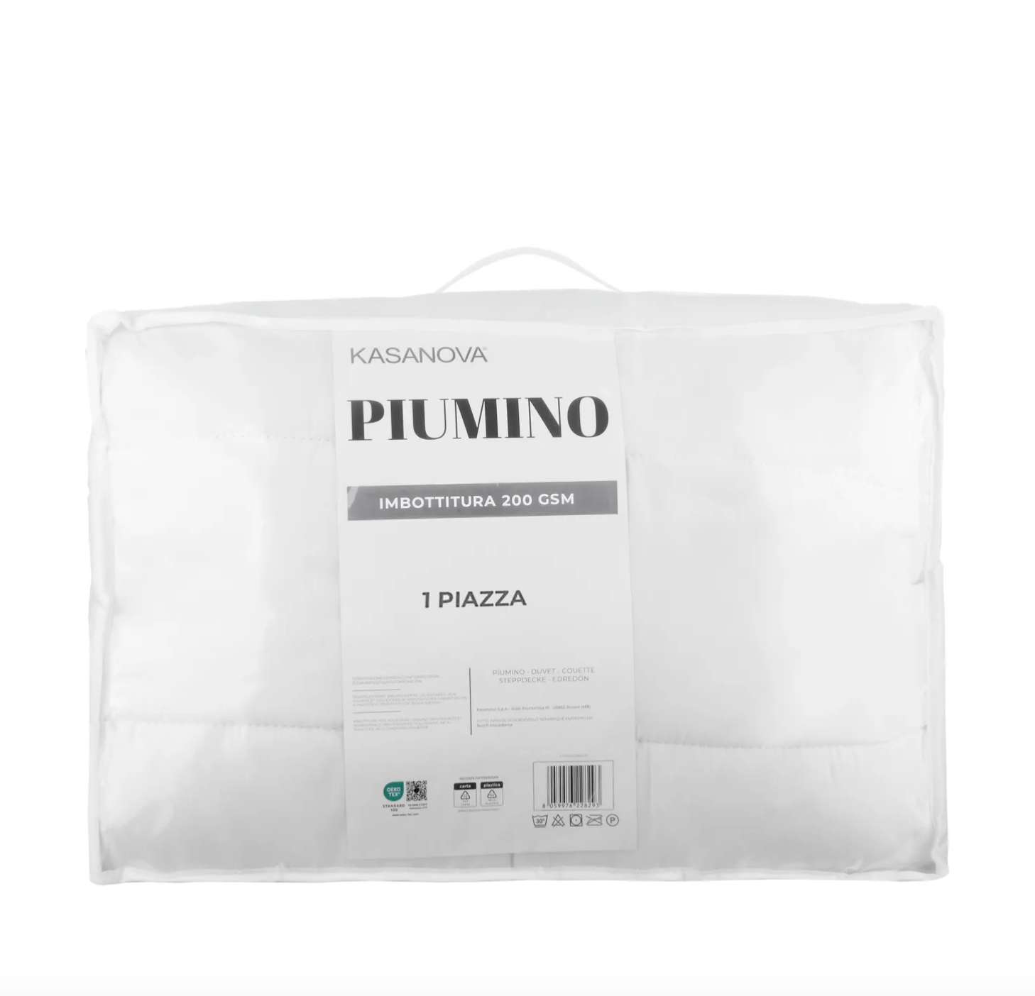 Piumino invernale singolo 300 gr/mq, 155x200cm Kasanova