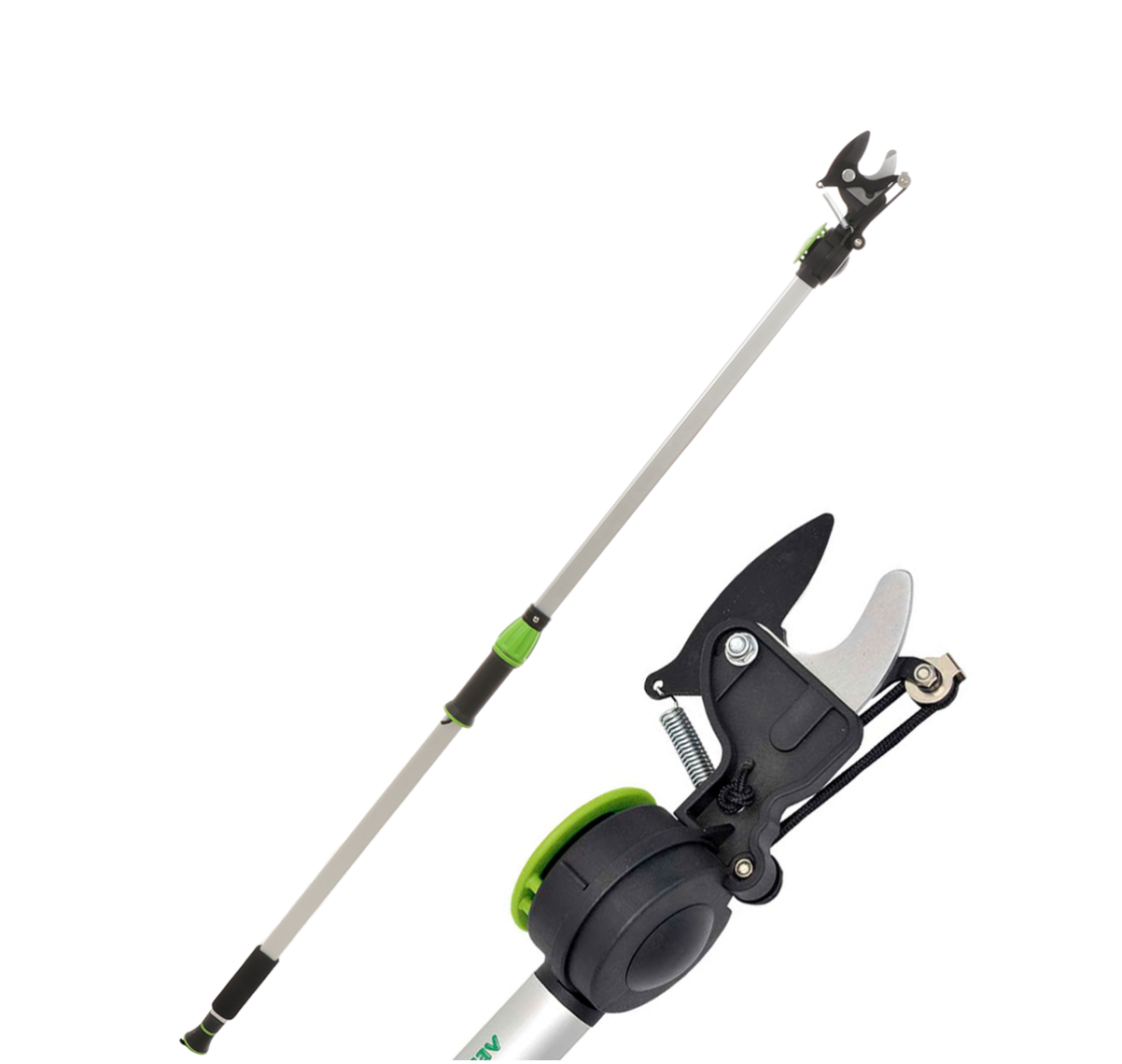 Forbice da potatura lunga con testa orientabile 150 cm Verdemax