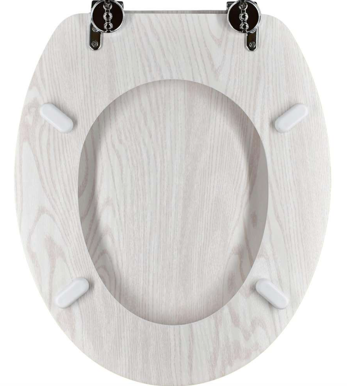 Sedile WC universale sbiancato Seba