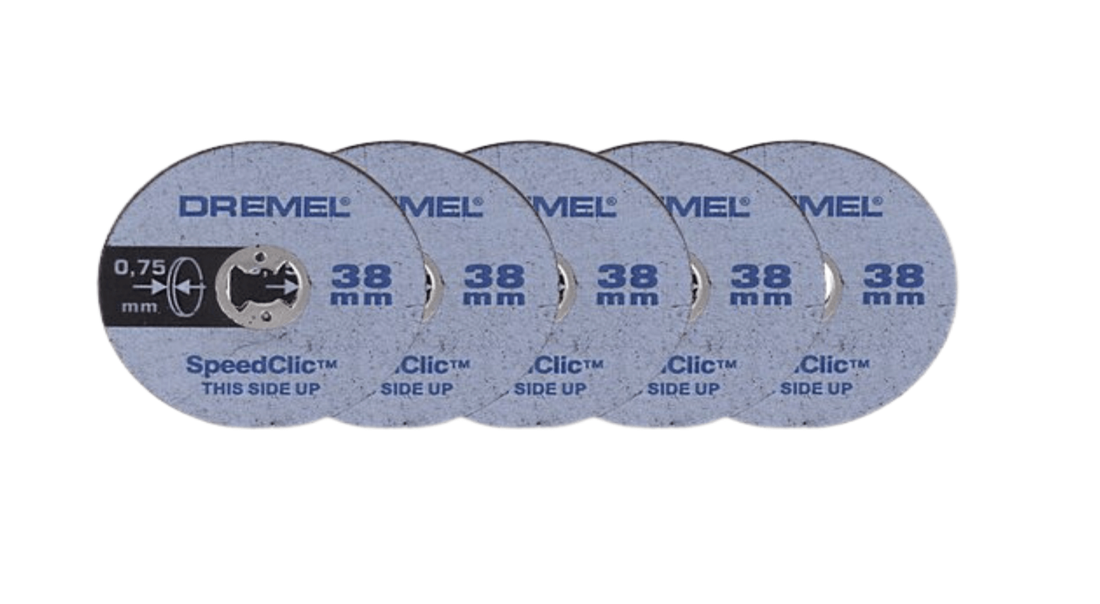 Set 58 dischi da taglio sottili, tagli precisi (SC409) Dremel