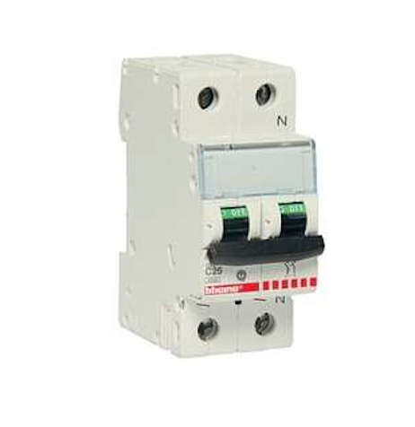 Interruttore magnetotermico 1P+N curva C BTDIN-RS Bticino