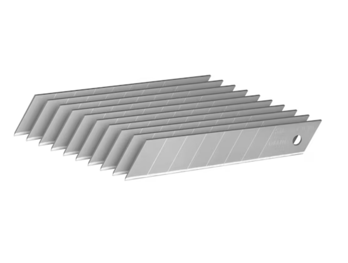 Lame per cutter 18 mm, 10 pezzi Stanley