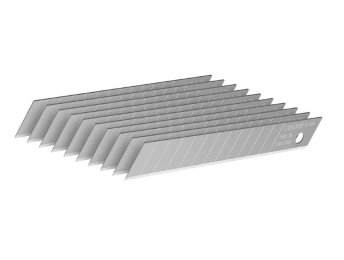Lame per cutter 9 mm, 10 pezzi Stanley