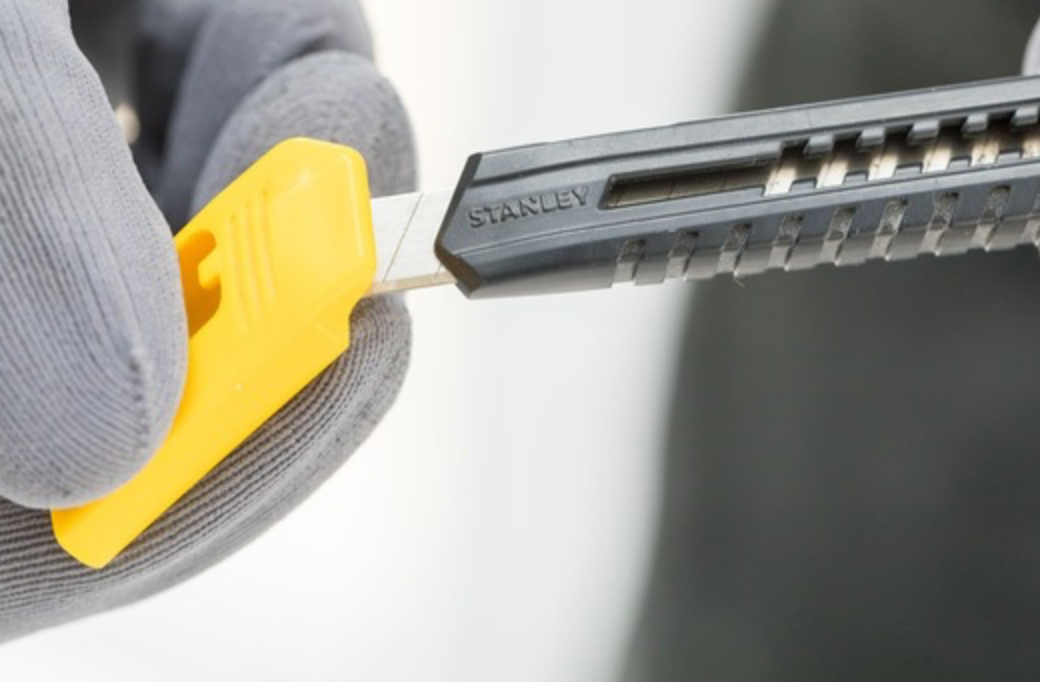 Cutter lama 9,5 mm, Nylon Stanley