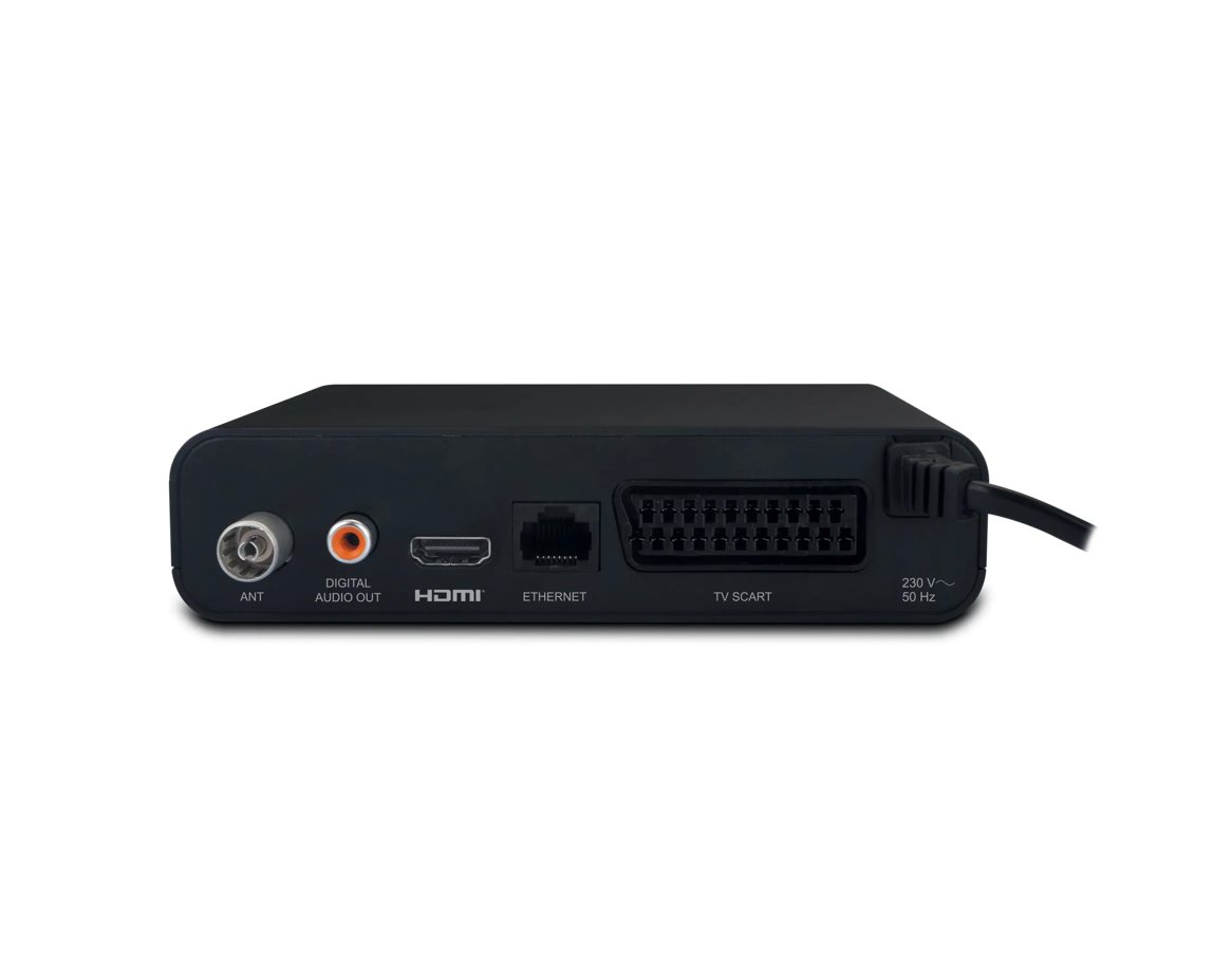 Decoder digitale terrestre DVB-T2 HEVC Metronic